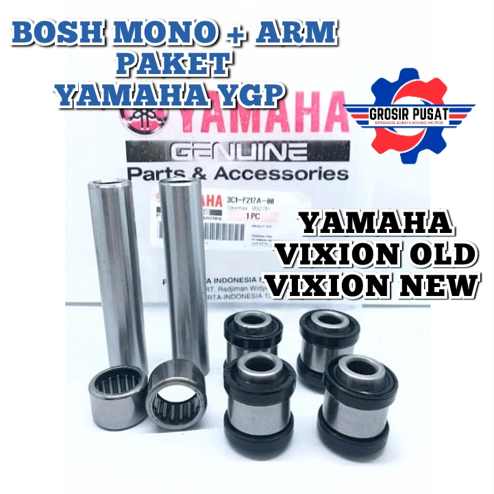 BOSH MONOSHOCK VIXION BOSH ARM FROK VIXION BOSH ARM YAMAHA VIXION ORIGINAL YGP BUSH BOSH MONO