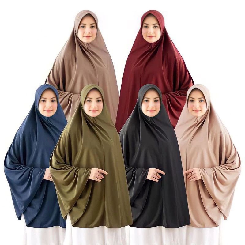 HIJAB INSTAN JUMBO_HIJAB INSTAN POLOS JUMBO_JILBAB INSTAN JUMBO XXL AZZURA