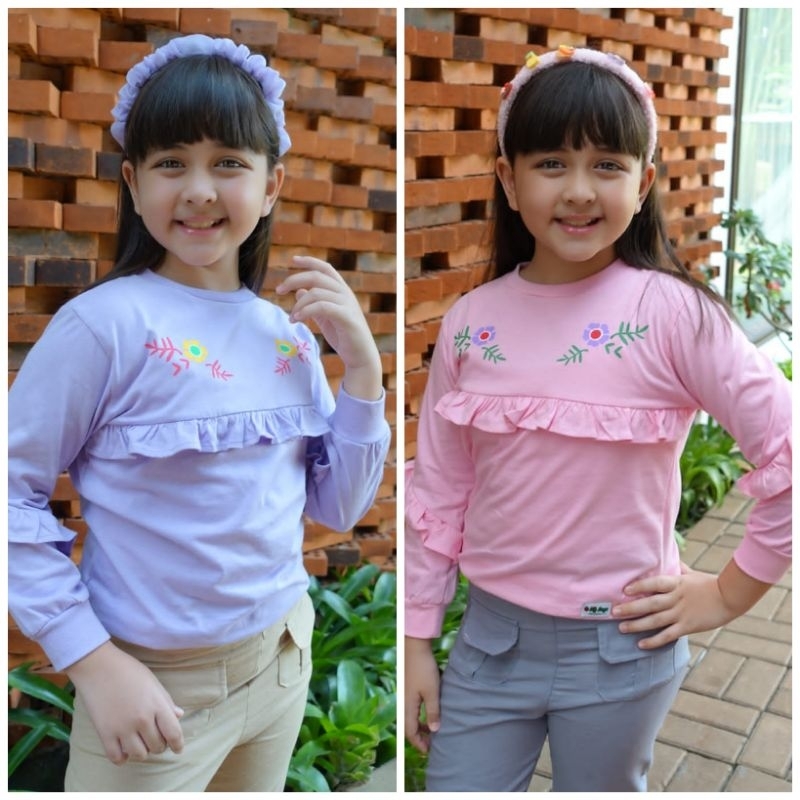 BIG BUGS LINEN AND RAMIE RUFFLESET