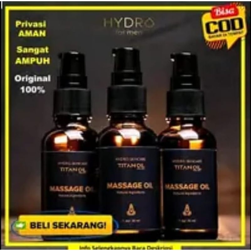 OBAT KUAT PRIA TAHAN LAMA DAN PEMBESARPENNIS AMPUH PERMANEN MASSAGE TITAN OIL ORIGINAL