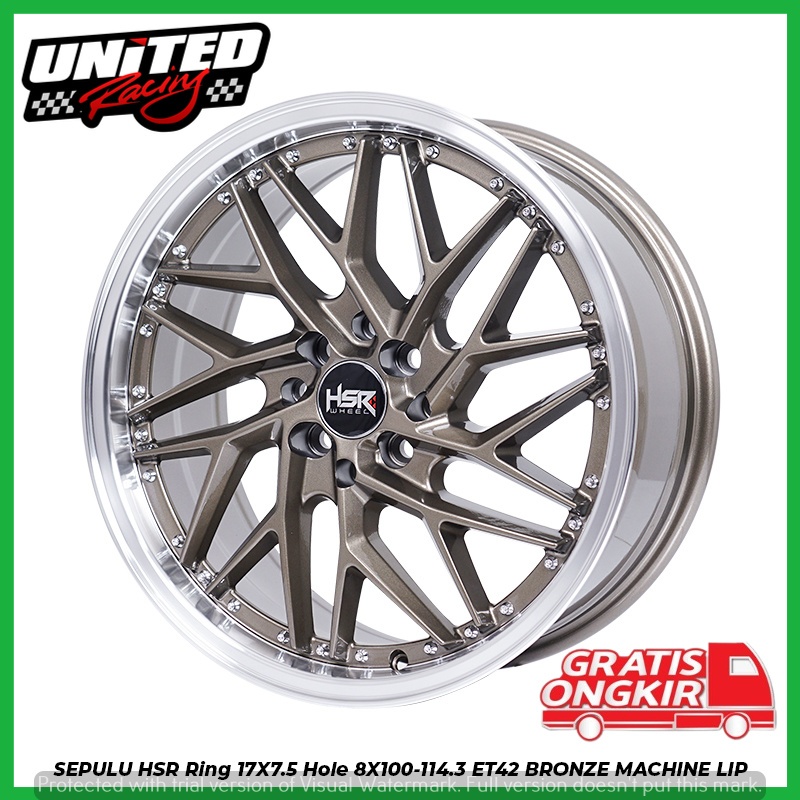 VELG MOBIL RACING RING 17 UNTUK AVANZA XENIA GRAND LIVINA VIOS R17 HSR SEPULU CELONG
