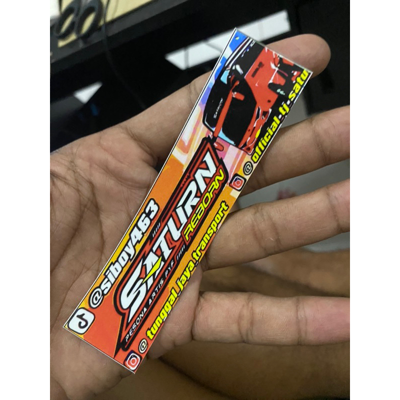stiker bus satrun tunggal jaya