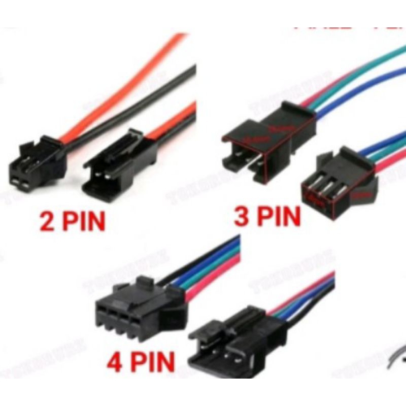 soket terminal kabel dc male female