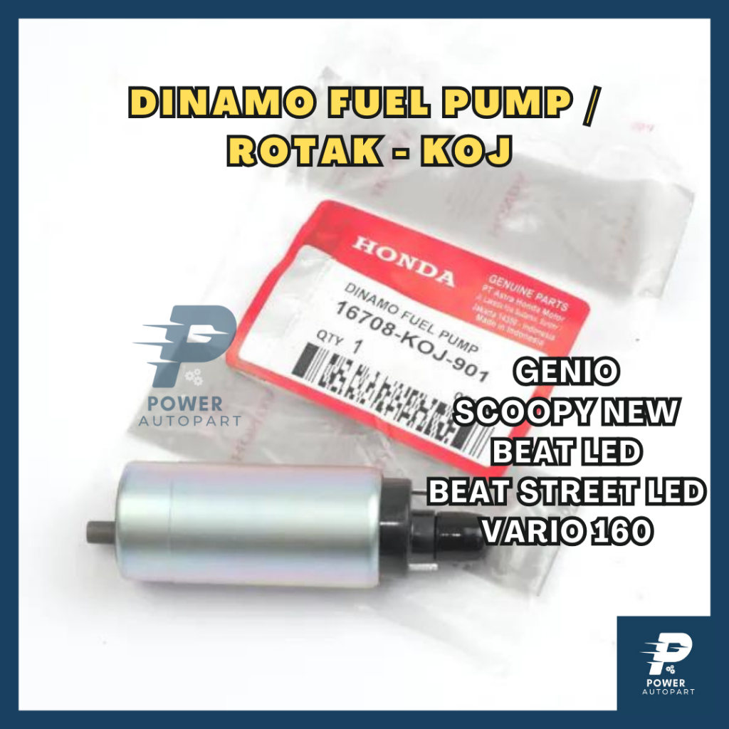 ROTAK POMPA BENSIN K0J HONDA GENIO, SCOOPY NEW, BEAT LED, BEAT STREET, VARIO 160 NEW
