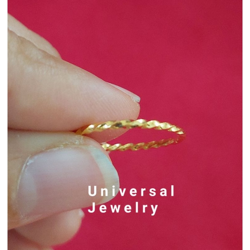 Cincin Dewasa Keroncong Emas Muda setengah gram