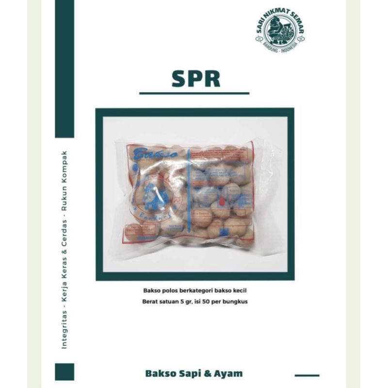 

Bakso Polos Kecil SPR CAP SEMAR