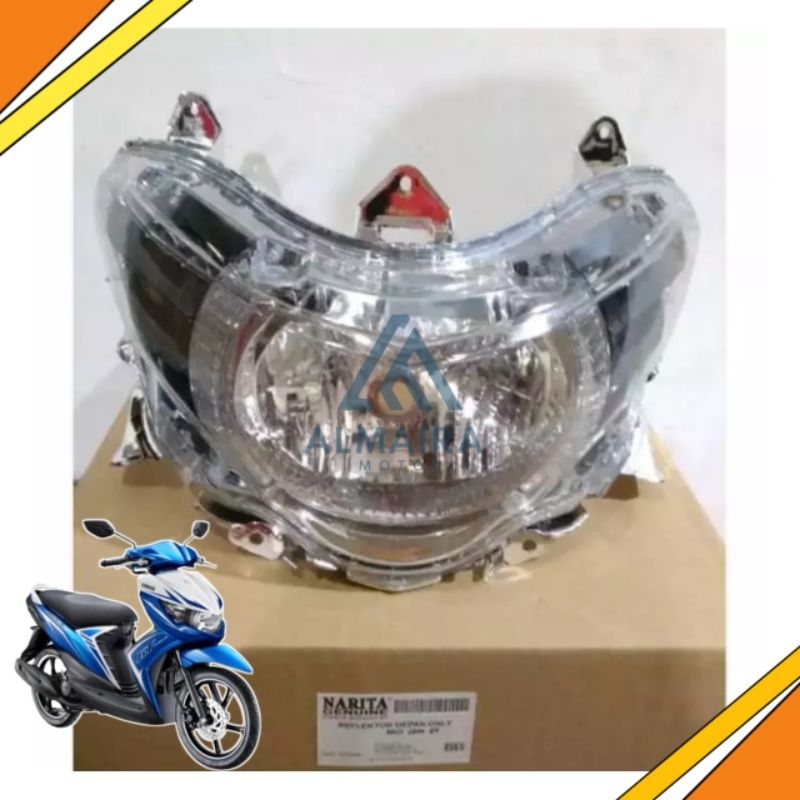LAMPU DEPAN REFLEKTOR YAMAHA MIO SOUL GT XEON GT LAMA TAHUN 2012-2015