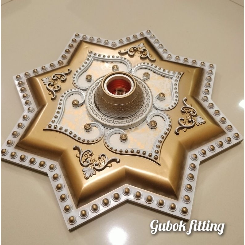 FITING HIAS ORNAMEN PLAFON 30 CM BAHAN PLASTIC...