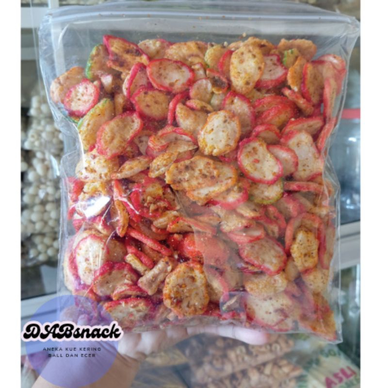 

KERUPUK SEBLAK 250gr/ kerupuk seblak bantat/ kerupuk kencur