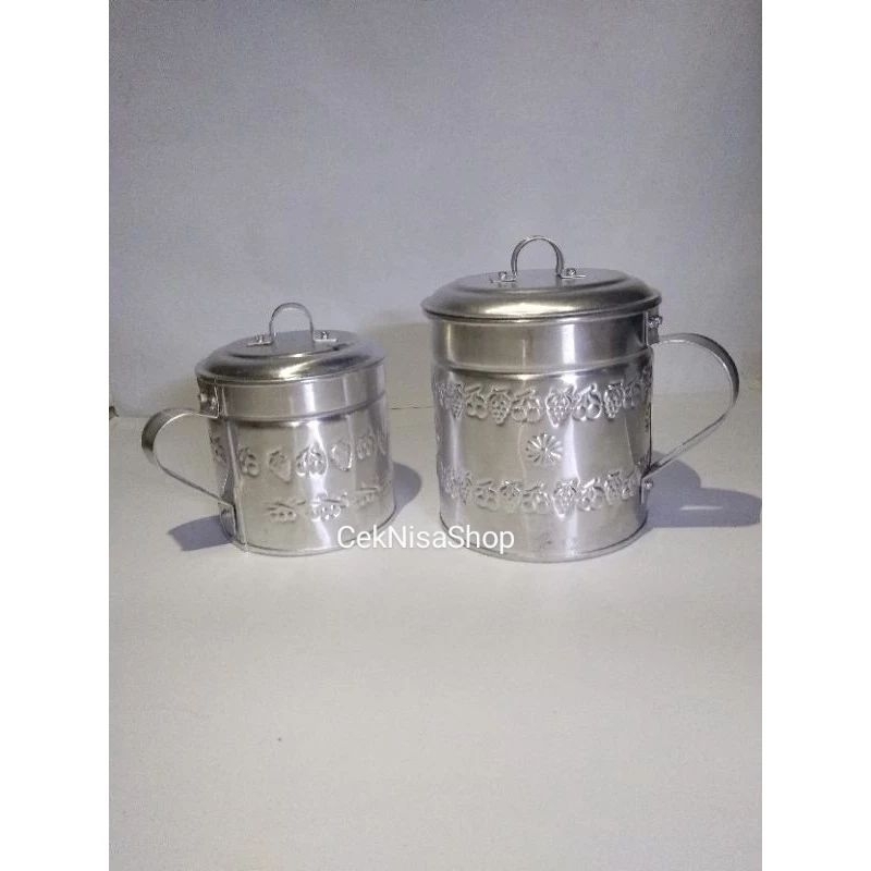 Saringan Minyak Jelantah / wadah minyak jelantah / Saringan Stainless