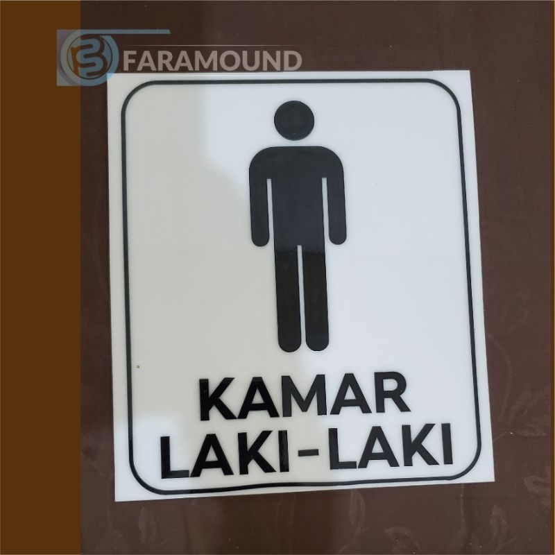 

SIGN BOARD TULISAN KAMAR LAKI LAKI / WANITA