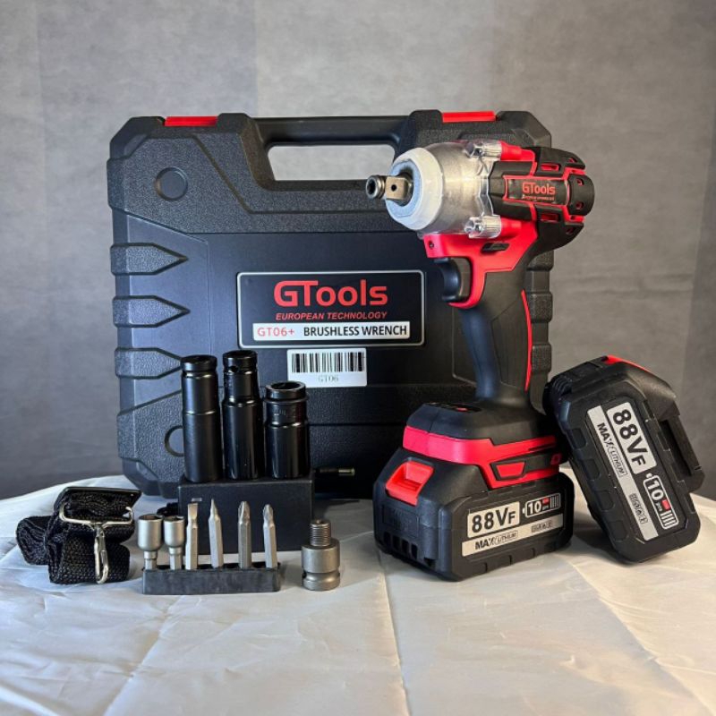 impact wrench GTOOLS EROPA GT06 facelift 88v  mesin pembuka baut ban roda truck mobil motor CVT bate