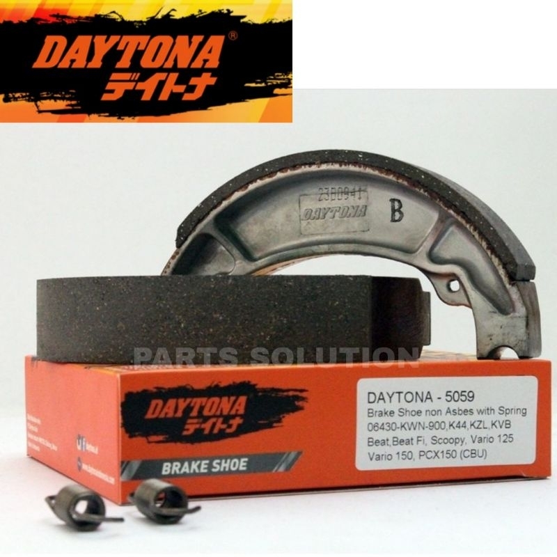 Kampas Rem Belakang Tromol Honda Beat Karbu FI esP Vario 110 125 150 160 CBS Scoopy Karbu Spacy Scoo