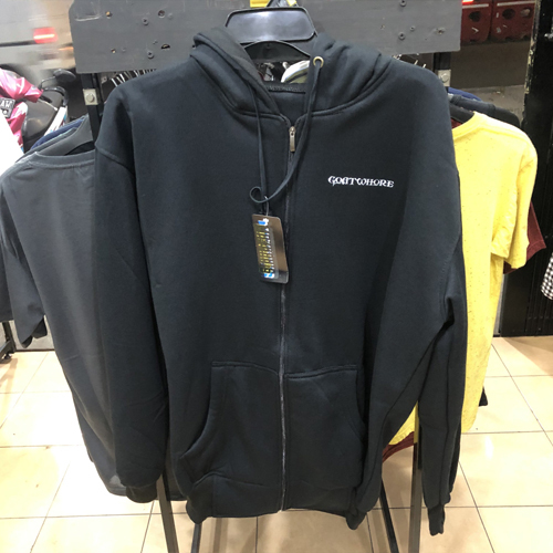 Goatwhore Hoodie Zipper Bahan Cotton Fleece
