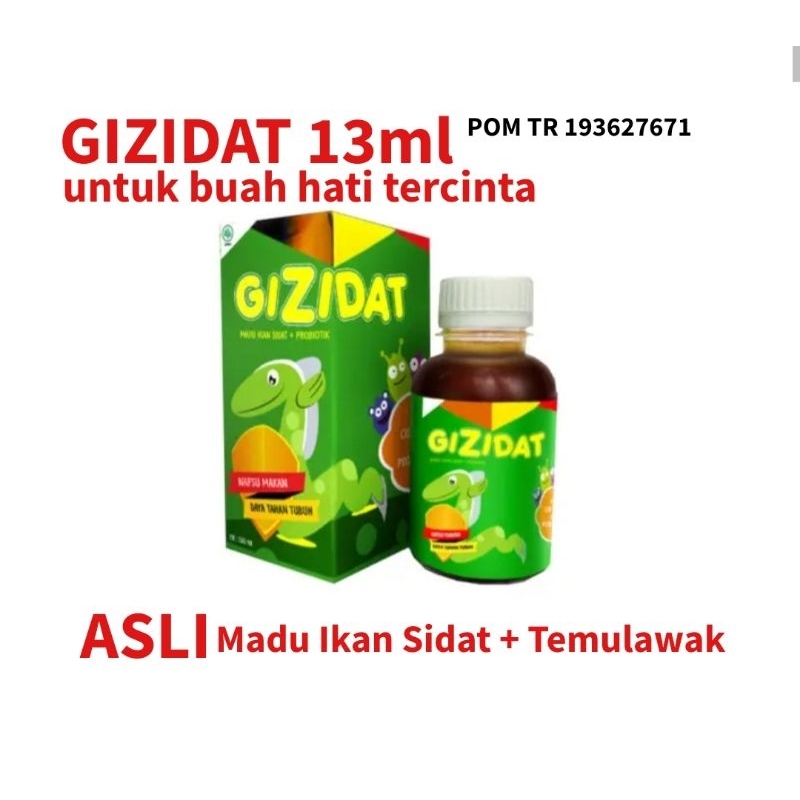 

GIZIDAT Madu Ikan Sidat+Temulawak 130ml Harga PROMO