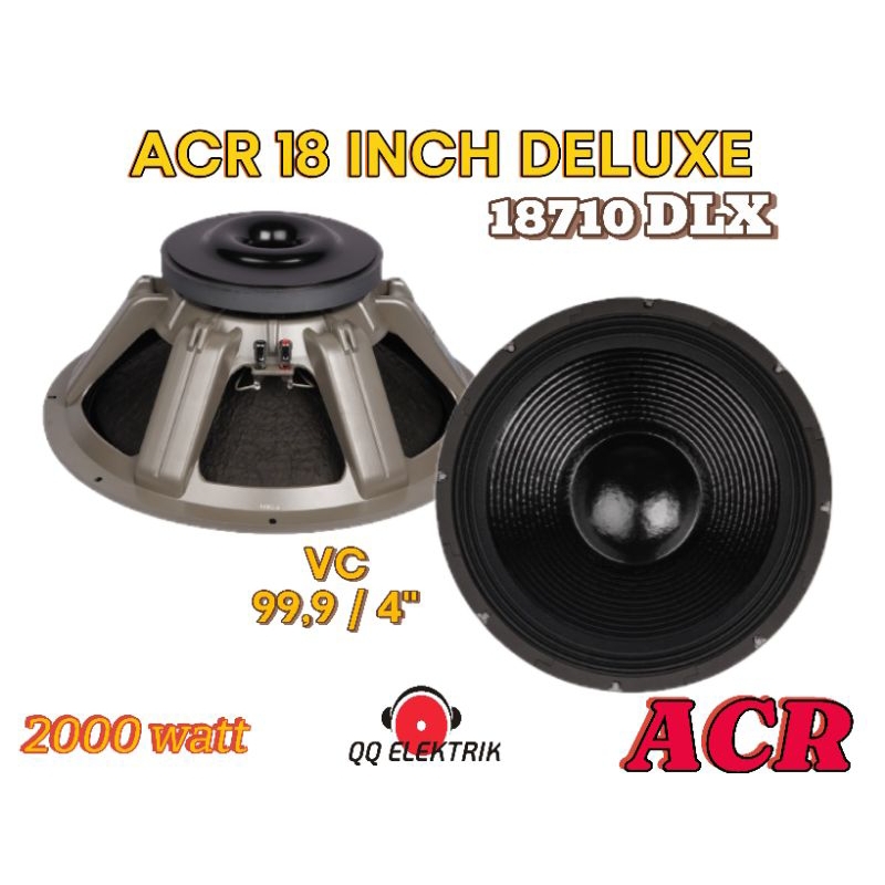 SEPIKER SUBWOOFER NEW ACR 18" DELUXE 18710 2000 Watt