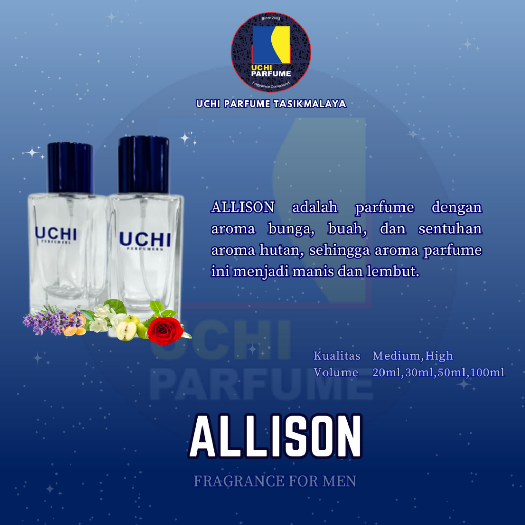 Uchi Parfume Refill Parfum TS ALLISON (20ML,30ML,50ML,100ML)