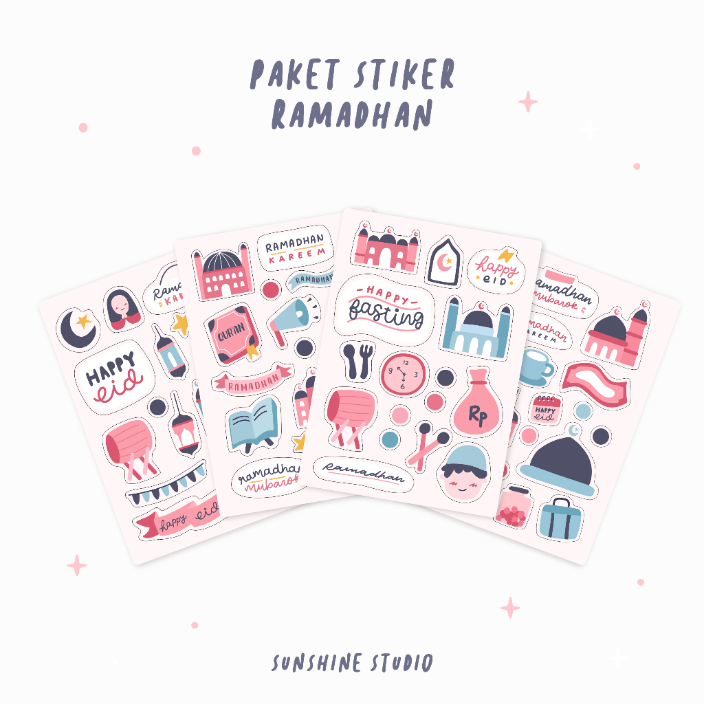 

[Sunshine] Stiker Ramadan Stiker Islami | Stiker Muslimah Aesthetic Sticker untuk Scrapbook Diary Jurnal HP Laptop Tumblr Minuman | Waterproof Vinyl Anti Air