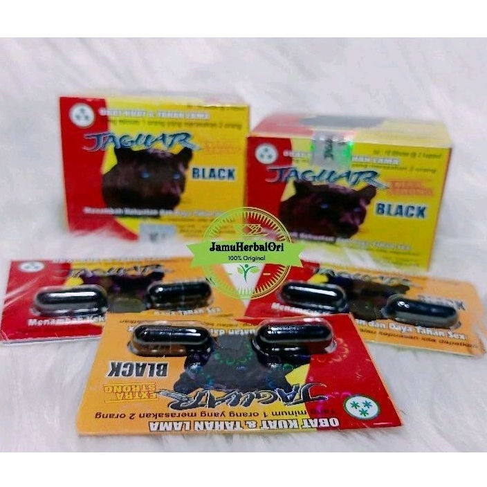 2pcs - Kapsul Kuat Jaguar stamina Pria Tahan Lama obat Asli Original kapsul.