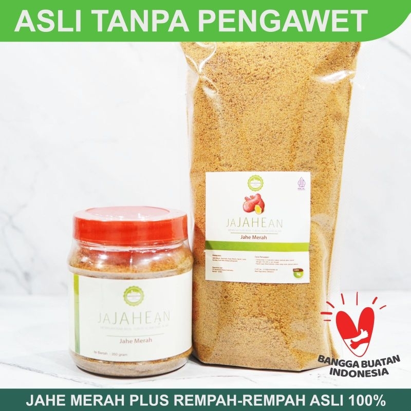 

Jahe Merah Premium Bubuk Plus Rempah Siap Saji Instan - JAJAHEAN