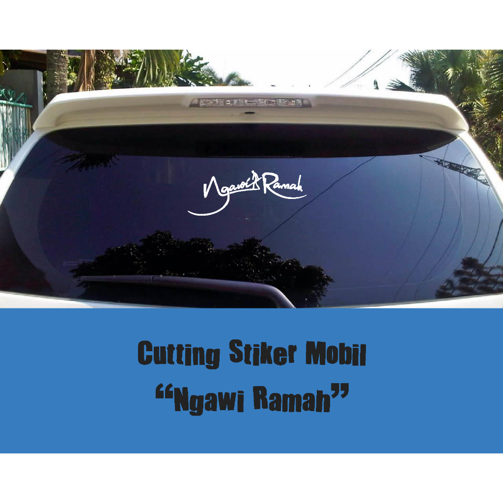 Cutting Stiker Ngawi Ramah Untuk Motor/Mobil/Laptop