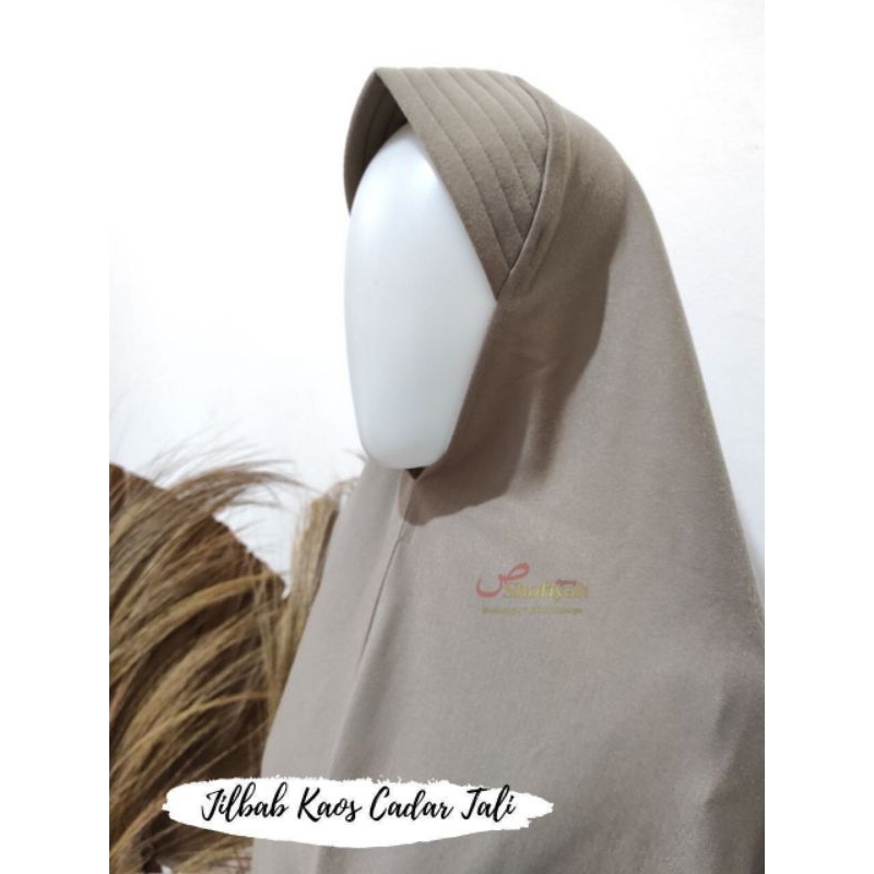 JILBAB KAOS CADAR TALI