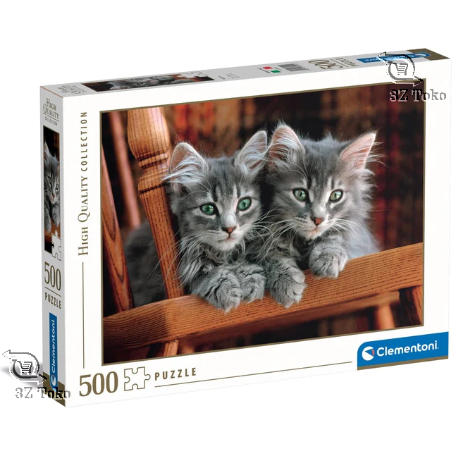 Jigsaw Puzzle: Clementoni - Kittens - 500 Piece