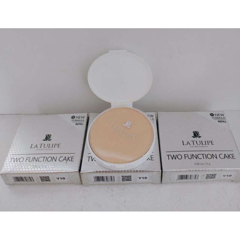 bedak padat La tulipe two function cake  refill y10 13gr