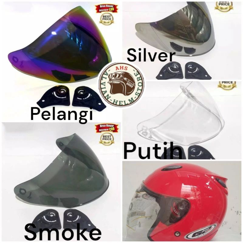 kaca helm /ink sentro/kyt dj maru /g2/gix/ kyt galxy dll