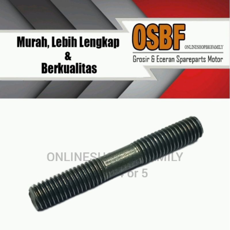 (Cek out min 15K) BAUT TANAM M8x8MM (UNTUK BLOK HEAD RX-KING/FORCE 1)