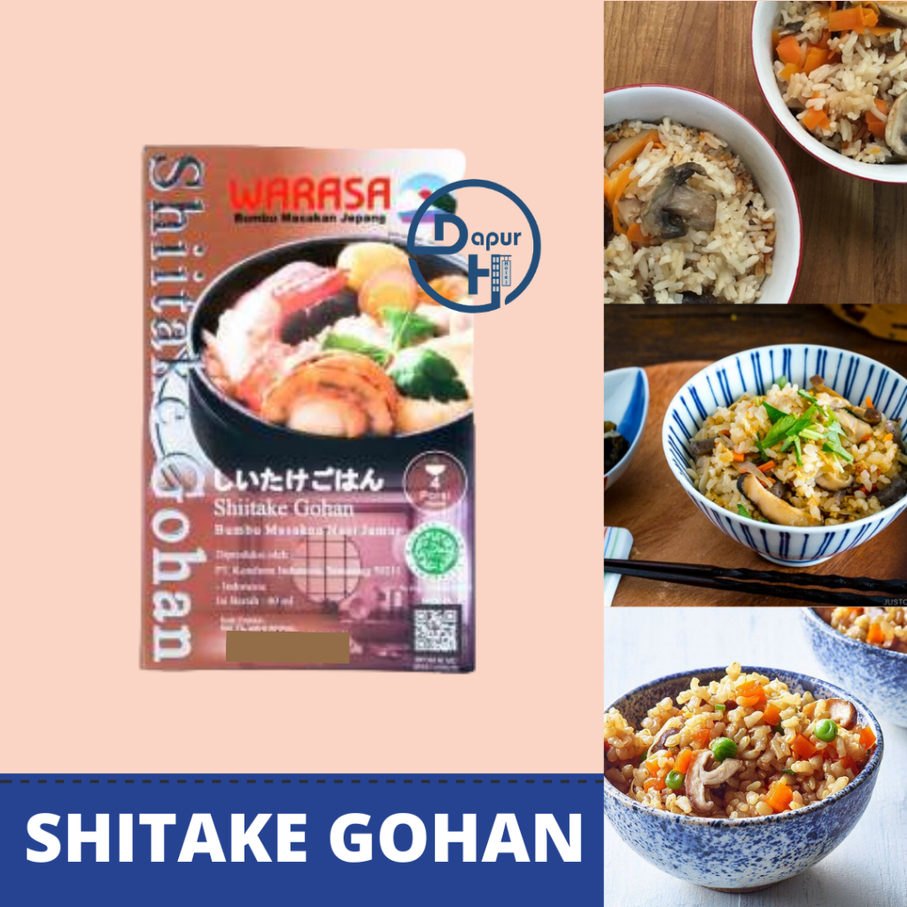 

WARASA Takikomi Gohan Bumbu Nasi Liwet Jepang 50 g │ Nasi Uduk/ Timbel--