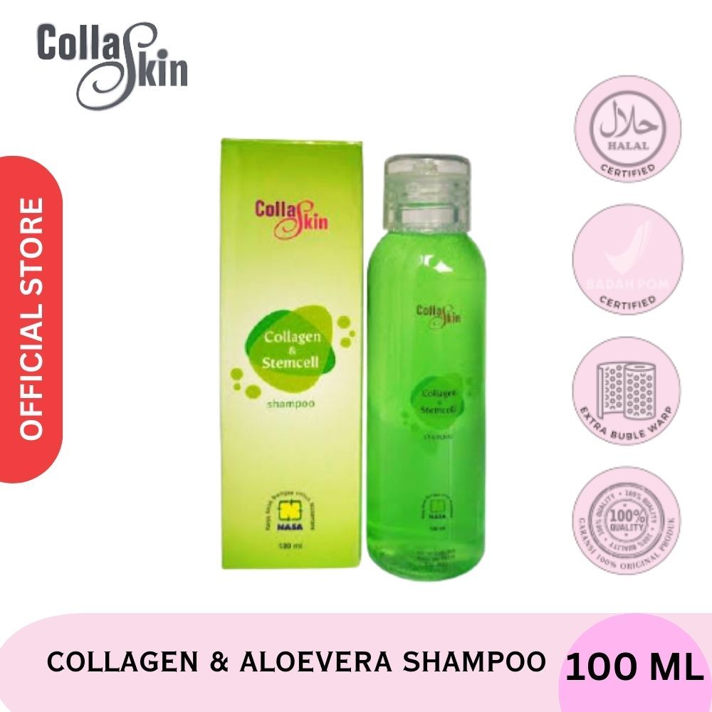 Shampoo Rambut - Sampo Pemanjang Rambut - COLLASKIN COLLAGEN & STEMCELL SHAMPOO Untuk Pria Dan Wanit
