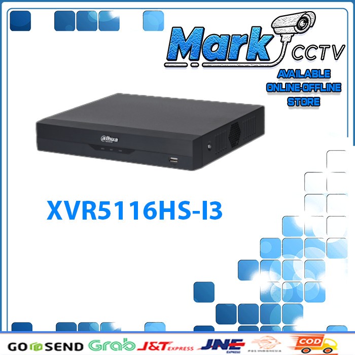 XVR DAHUA DVR DAHUA 16CH 5MP XVR5116HS i3 RESMI