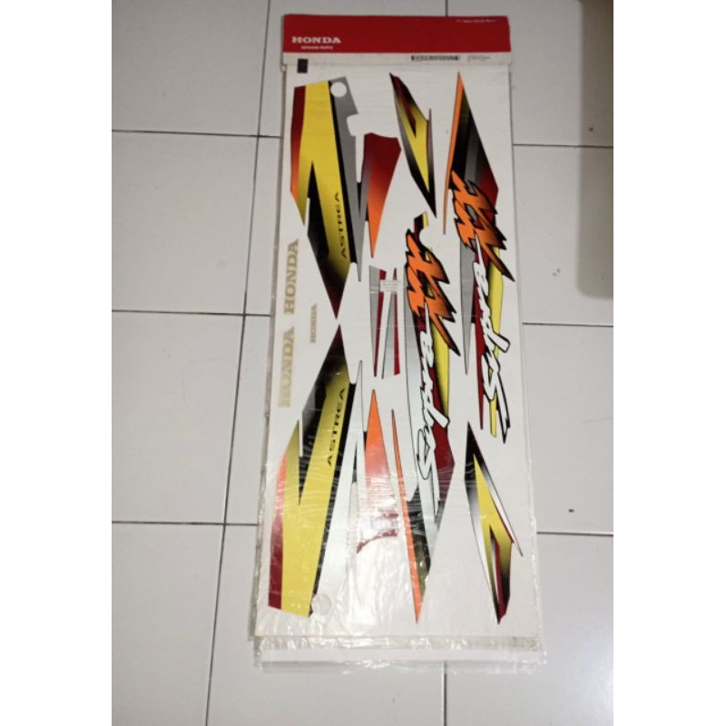 Striping Honda Supra XX Original AHM