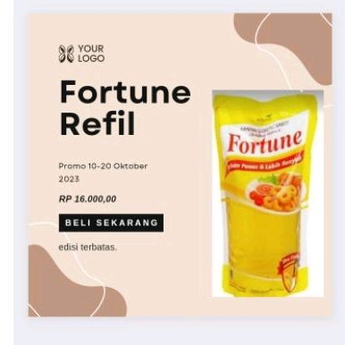 

Fortune Refil 1 liter