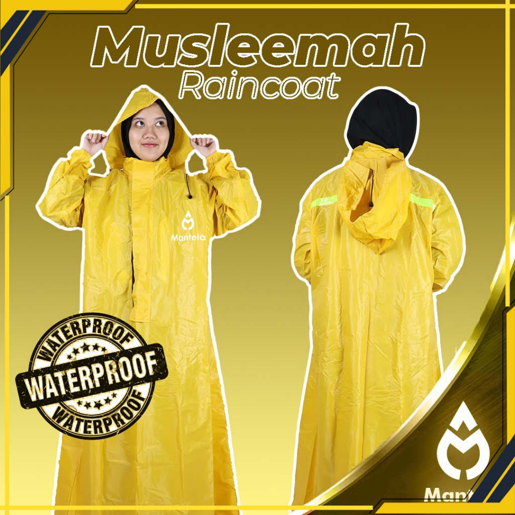 Jas Hujan ujan Mantel Mantol Wanita Cewek Perempuan Syari Gamis Muslimah Hijab Hijabers Rok Jubah Ra