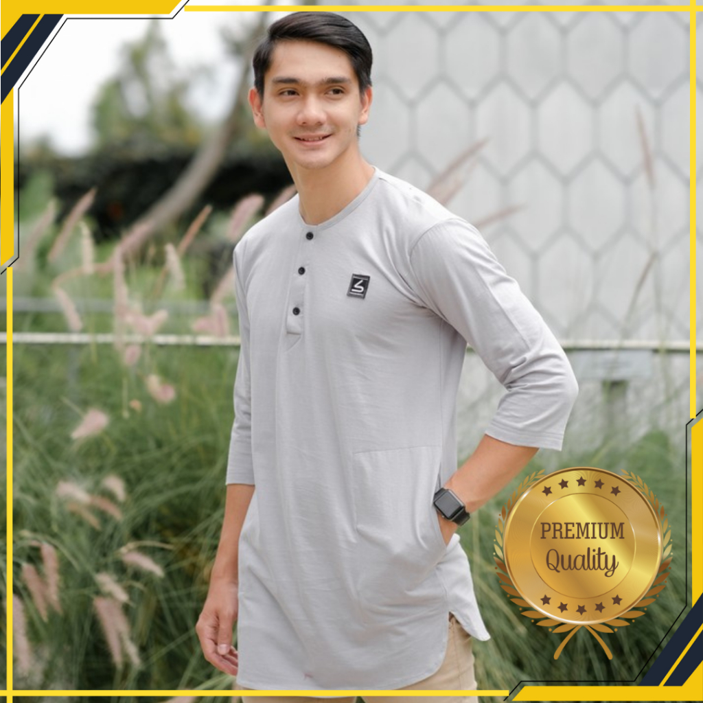 Baju Koko Kokoh Kemko Kurta Qurta Dewasa Remaja Muslim Kasual Modern Fit Elegan Exsklusive Laki Laki