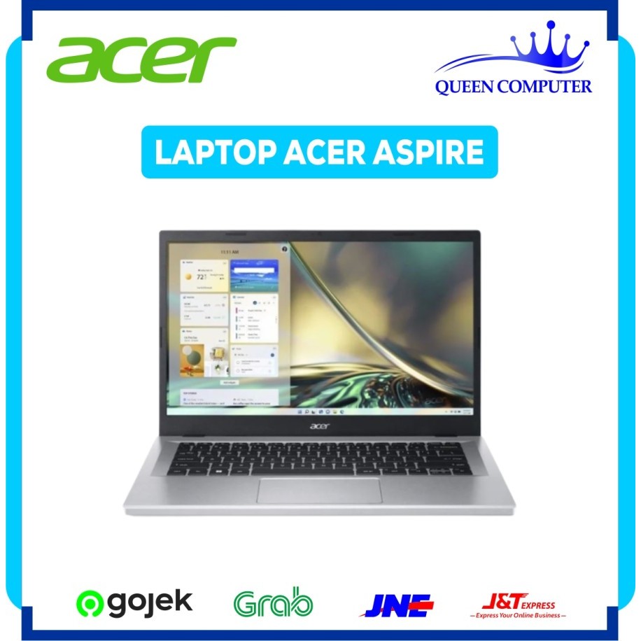 Laptop ACER Aspire 3 A314 Ryzen 5 7520U 8GB 512GB W11 Garansi Resmi