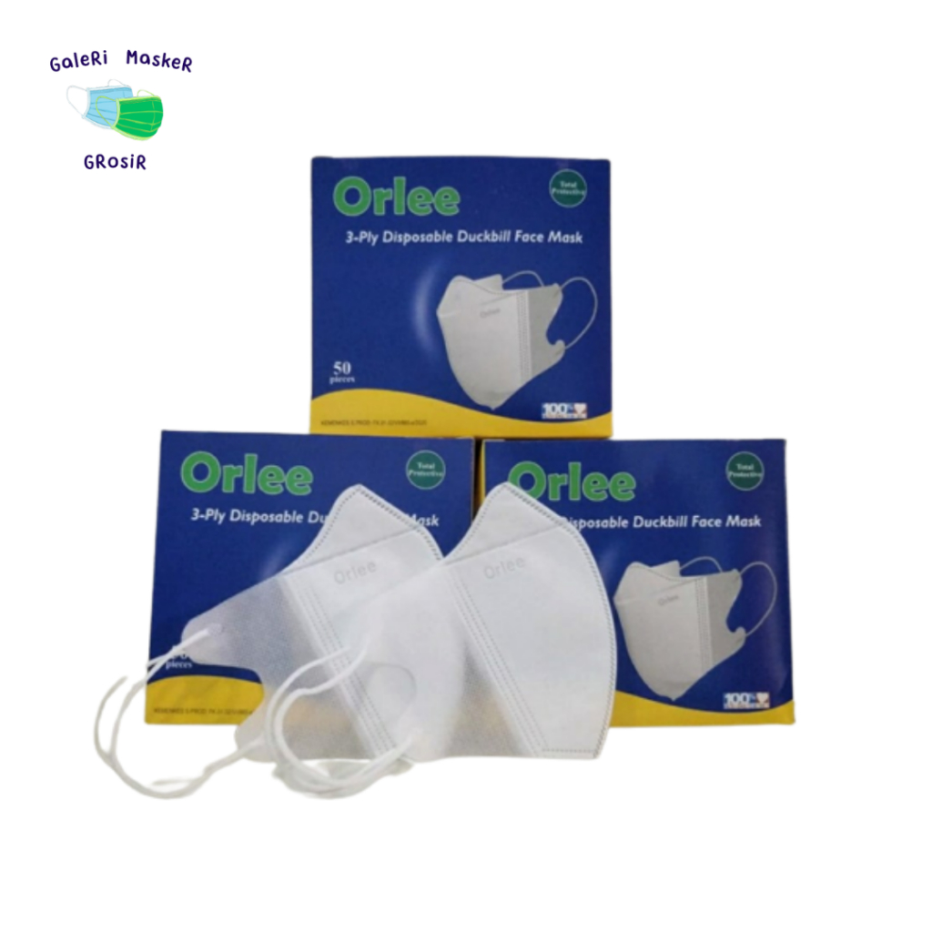Orlee Masker Duckbill Earloop Isi 50 pcs