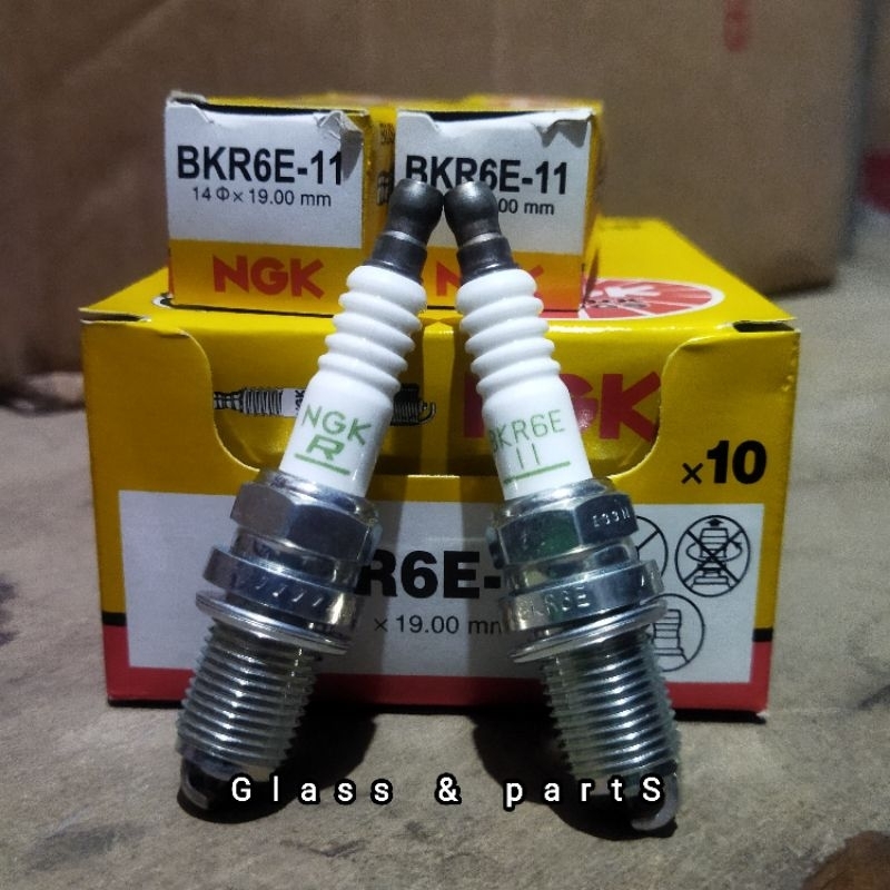 BUSI NGK BKR6E-11 NGK ORIGINAL ASLI UNTUK MOBIL APV,AVANZA/XENIA NONVVTI,FREED,JAZZ,BRIO