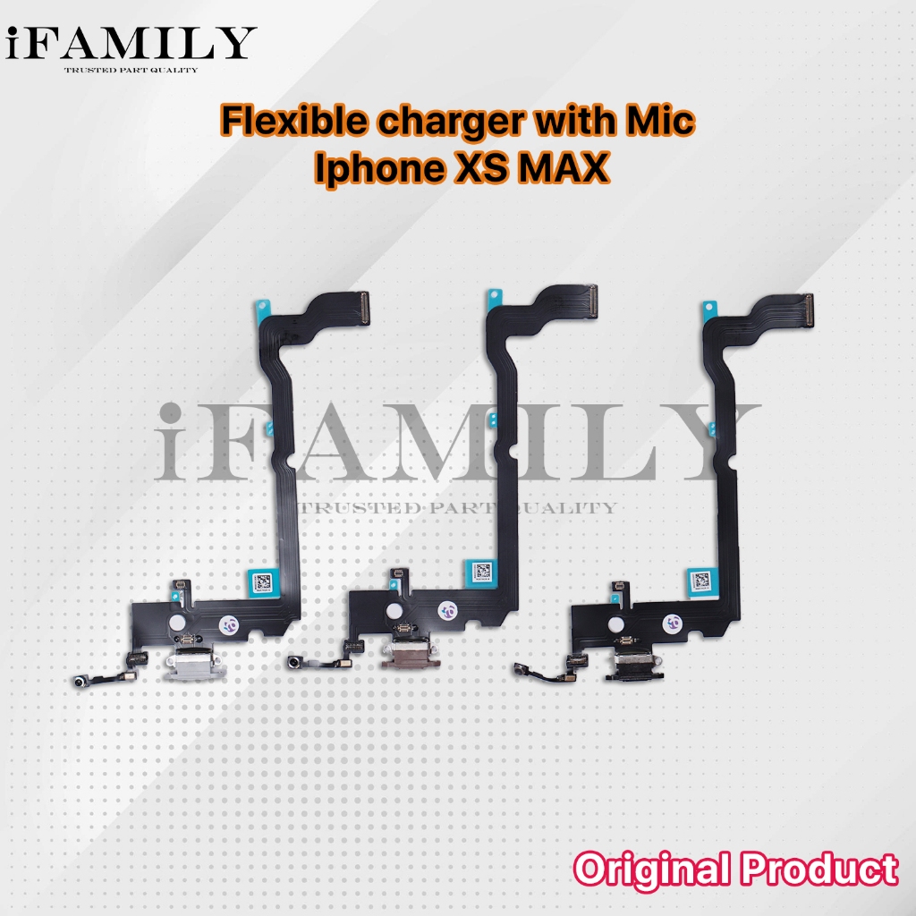 FLEXIBLE CHARGER IPHONE XS MAX INCLUDE MIC ORIGINAL