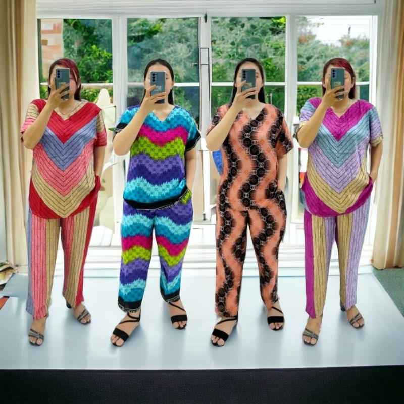 Setelan Trendy Dan Modis Stelan Andin/Stelan CP V Rayon Premium XL Dan 3XL