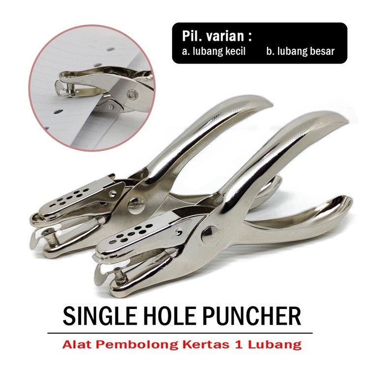 

Paper Single Hole Puncher Alat Pembolong Kertas 1 LUBANG