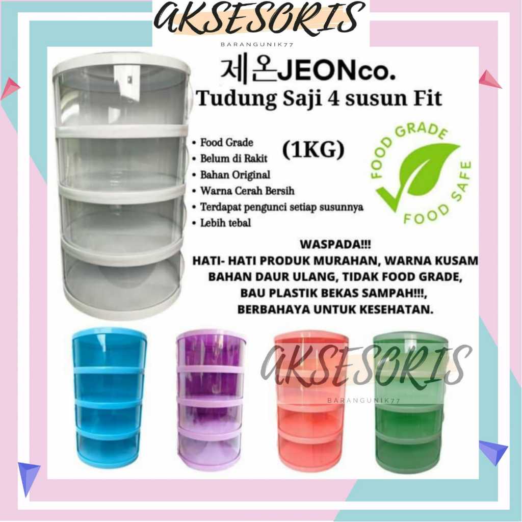 TUDUNG SAJI FIT JEON BELUM RAKIT / TUDUNG SAJI FIT JEON / TUDUNG SAJI 4 SUSUN FIT JEON/ TUDUNG SAJI 