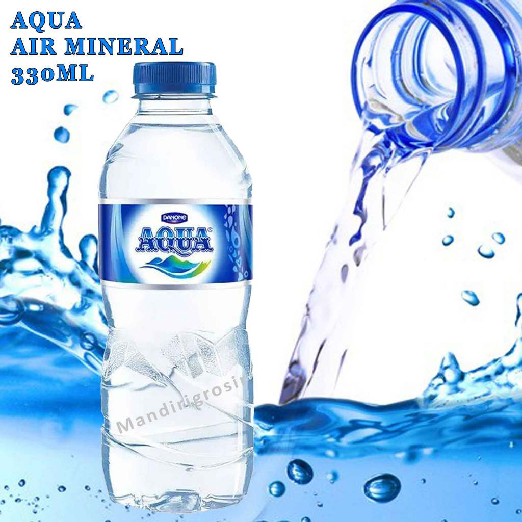 

Air Mineral * Aqua * Minuman Kemasan Botol * Air Putih * 330ml