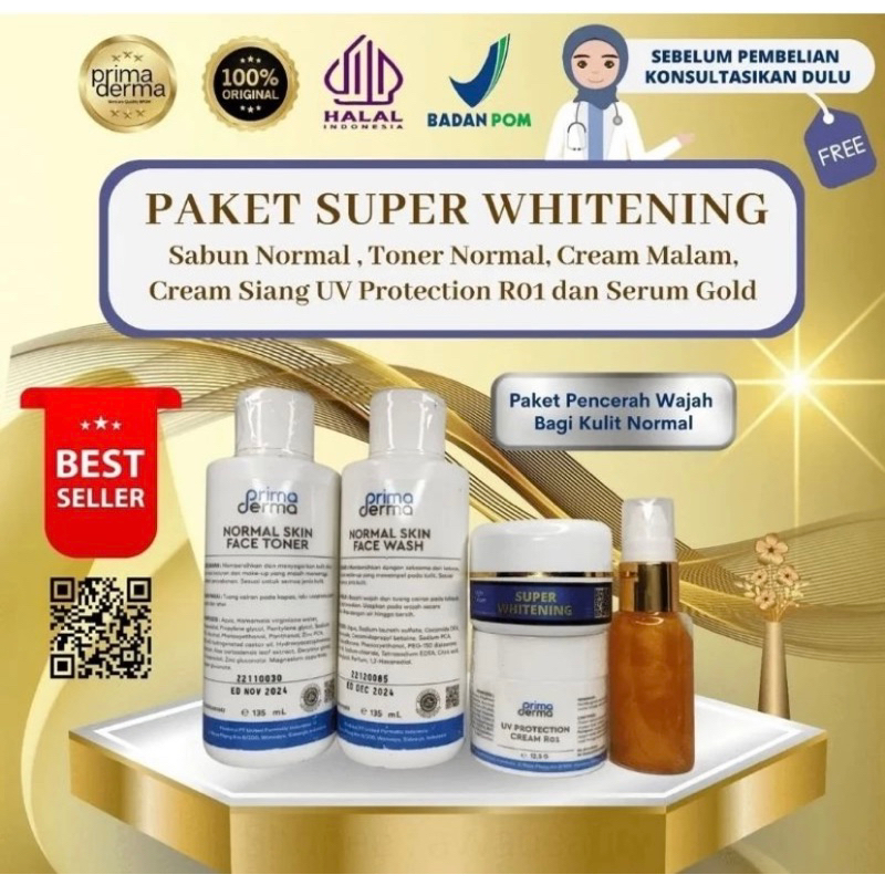 PRIMADERMA ( NORMAL / JERAWAT / FLEK ) CREAM PRIMADERMA