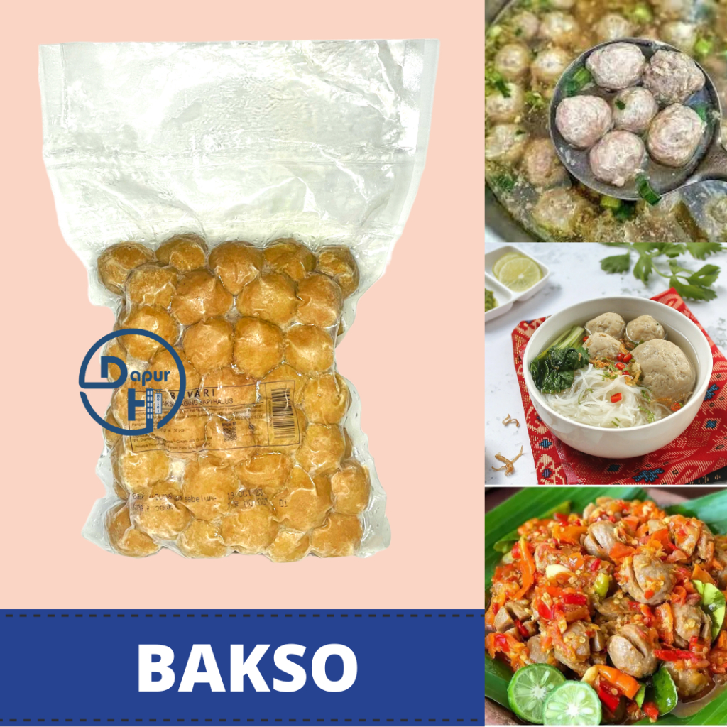 BAVARI Meatball Baso Sapi Bakso Halus 500g Halal--