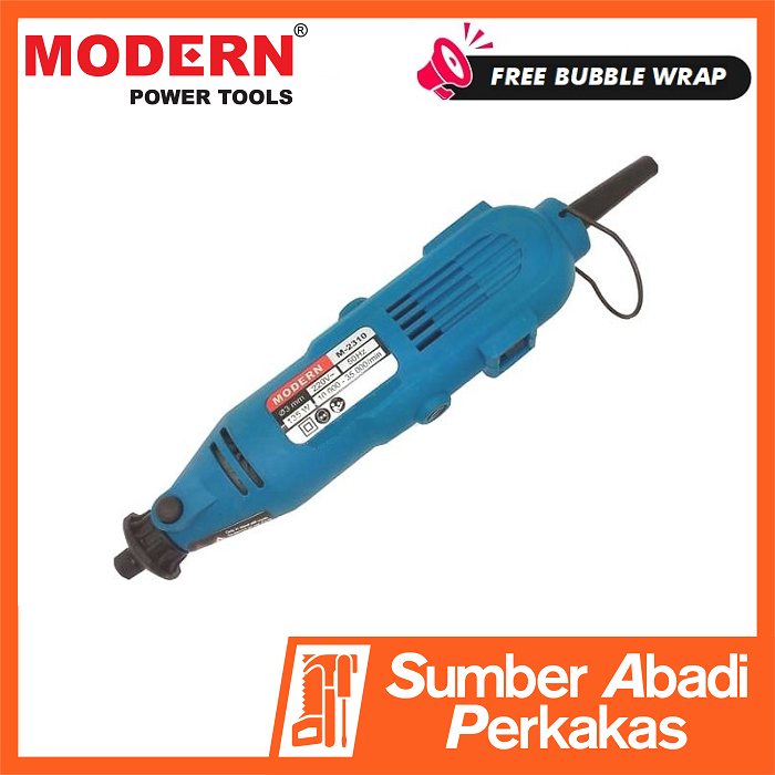 MODERN M-2310 Mesin Mini Die Grinder 3mm Set Bor Tuner Drill Gerinda Grinda Gurinda Grenda M2310