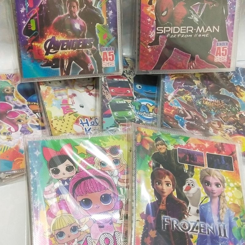 

BINDER A5 MOTIF ANIMASI KARTUN