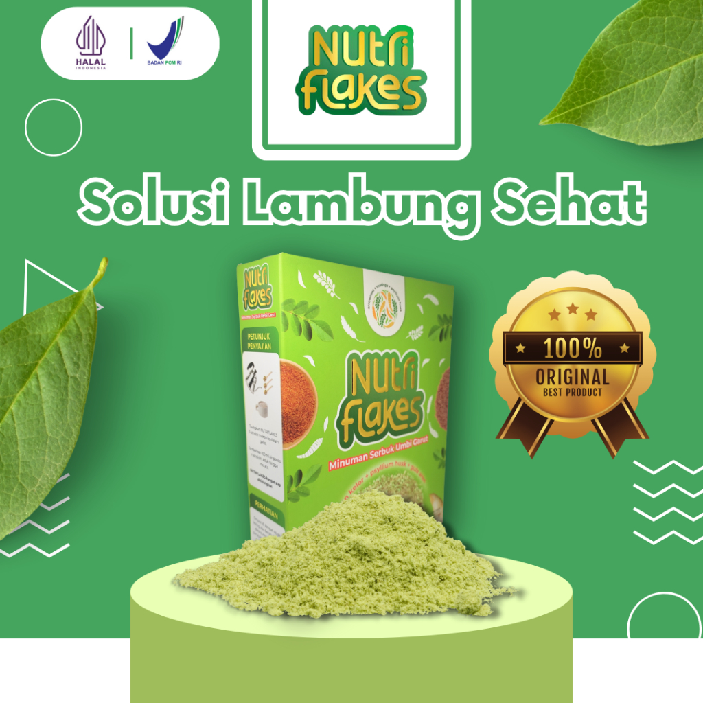 

NUTRIFLAKES 100% ORIGINAL - SEREAL SEHAT SOLUSI MAAG SEHATKAN LAMBUNG